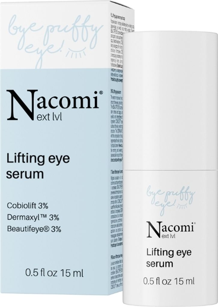 NACOMI Next Level Augenserum gegen Schwellungen und hängende Augenlider 15 ml