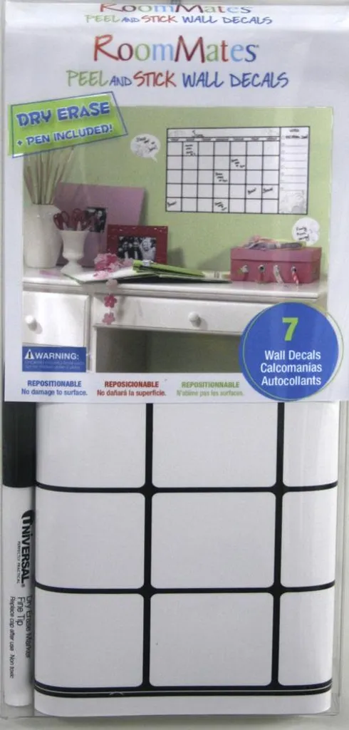 Calendrier effaçable autocollant et repositionnable pour la maison - 3