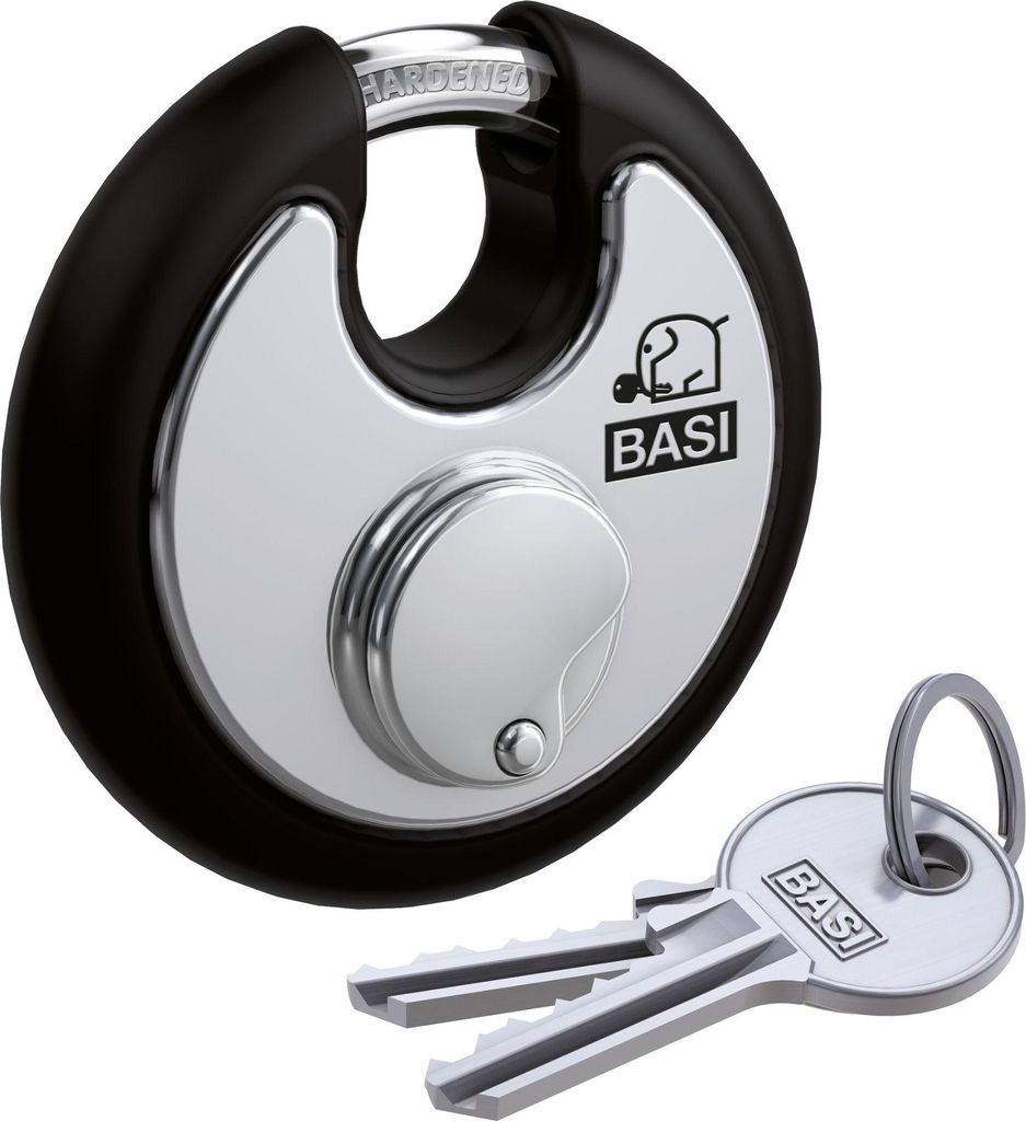BASI - Rundbügel-Vorhangschloss - RVS 610W - 70 mm - Produktbild 