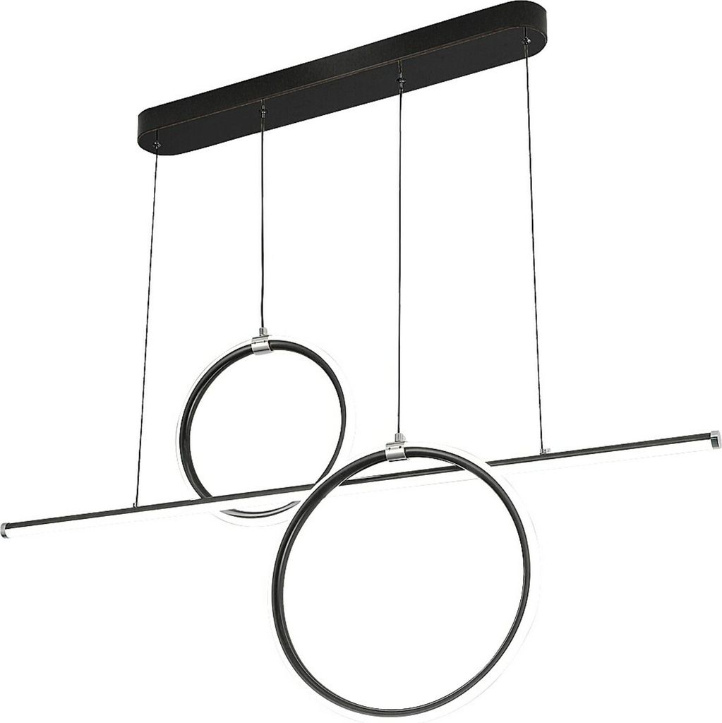 Rabalux 6970 Pendelleuchte Willow, 48W, 4000K, 2760lm, schwarz-weiß, neutralweiß, Modern, 111cm