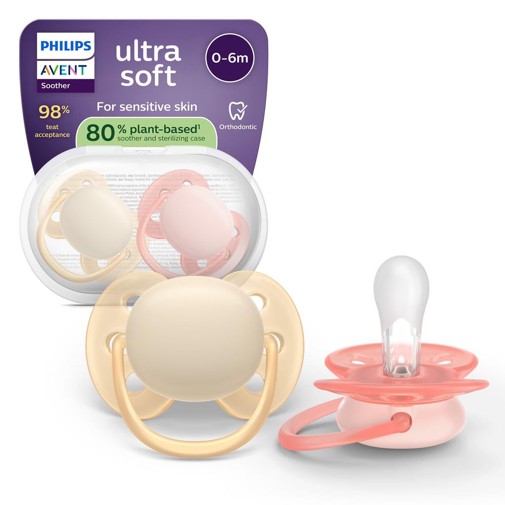 Philips AVENT Schnuller SCF091/38 ultra soft, Ultraweicher Produktbild 