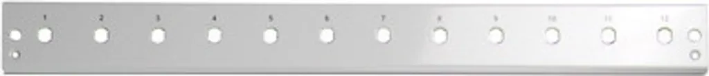 EFB-Elektronik Pannello frontale 12 x ST/FC (foro D), grigio Costruttore: EFB Elektronik (VSB-FP-12ST-S)