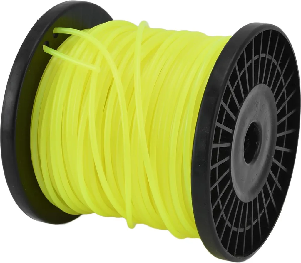 Fil de débroussailleuse rond 3,0 mm jaune haute résistance - Bobine 70m