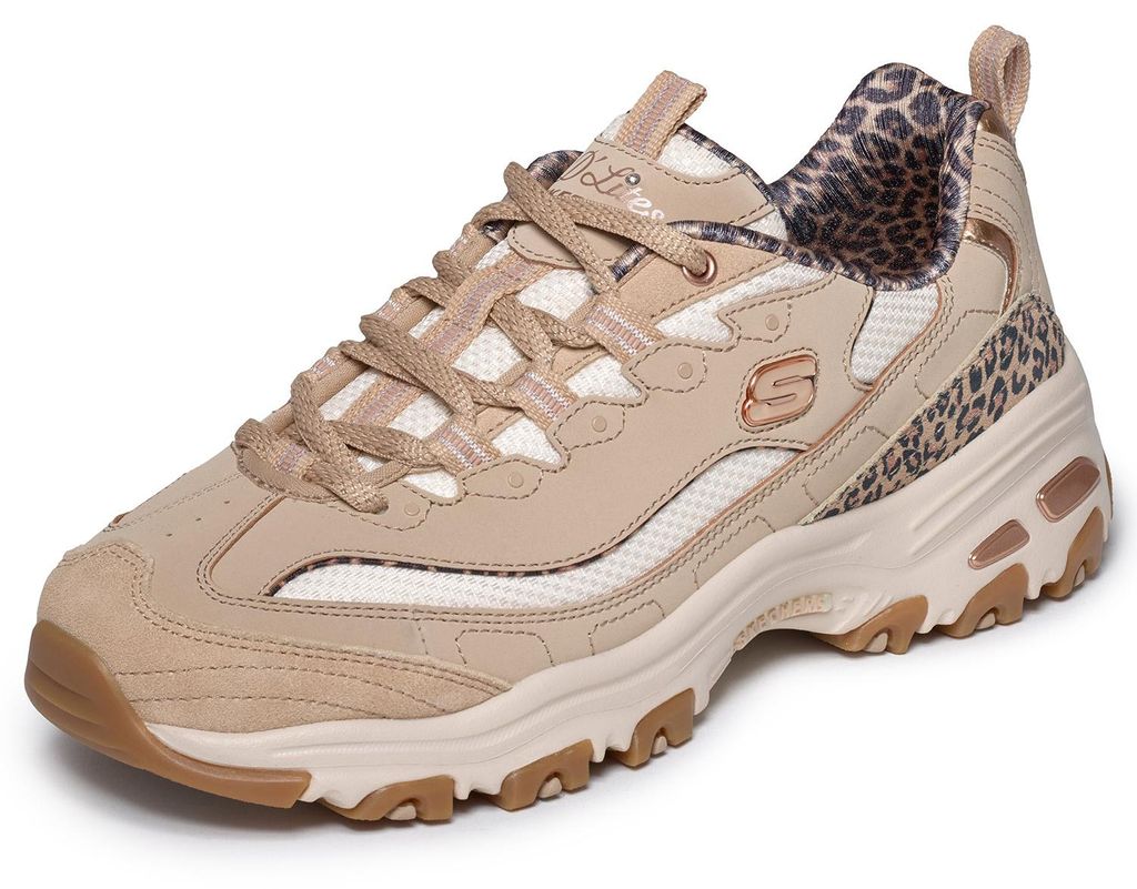 Skechers D Lights Sportschuh Beige Produktbild 