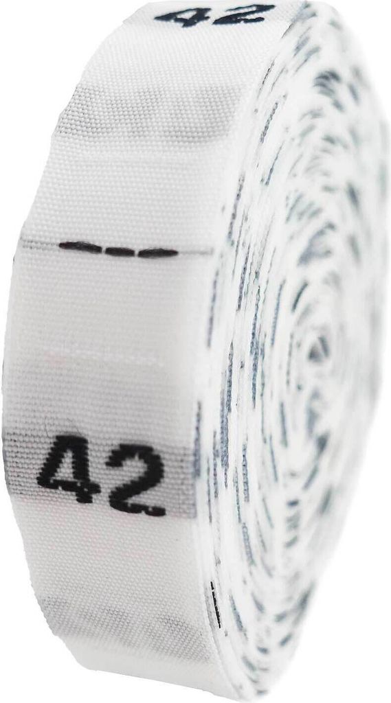 300 Größen-Etiketten Kleidergrößen Textiletiketten Labels 40x10mm Variantenwahl