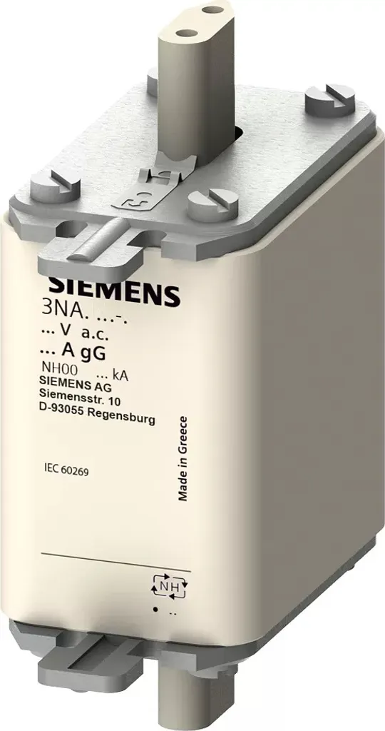 Siemens 3NA38247 Fusible BT 80A 500V AC Taille 00 à Faible Perte W