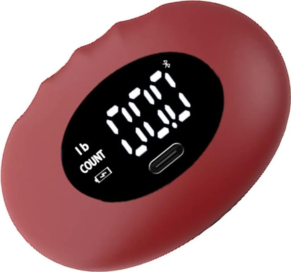 Dynamomètre Main Musculation et Rééducation 180kg Rechargeable Rouge - 3