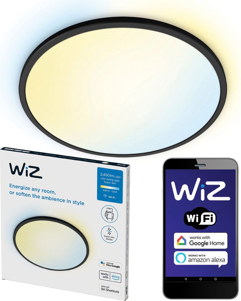 WiZ 8719514554955A, Bluetooth, Čierna, LED, Plast, Žiarovky Obrázok produktu 