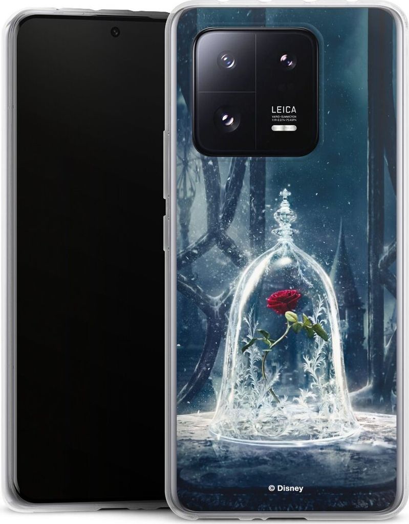 DeinDesign Handyhülle für Sony Xperia 10 V Silikon Hülle Case Smartphone Schutzhülle Die Schöne und das Biest Disney Princess Rose