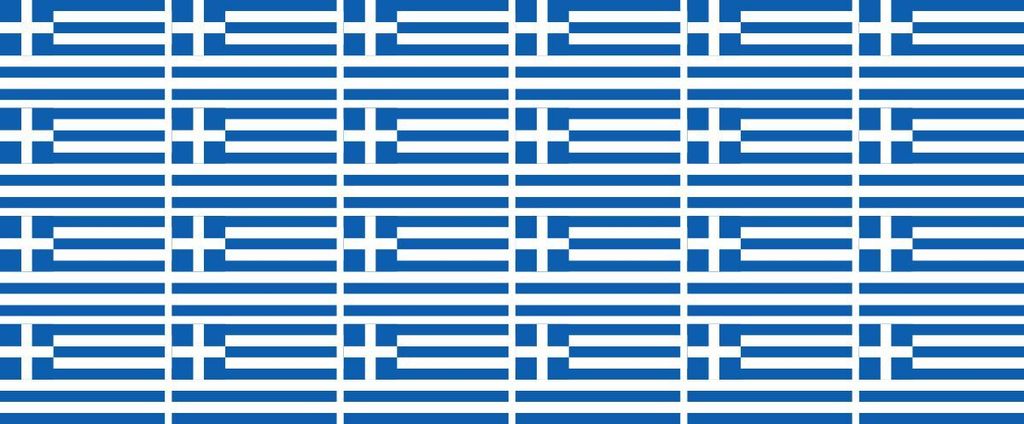 Mini Aufkleber Set - Pack glatt - 33x20mm - selbstklebender Sticker - Fahne - Griechenland - Flagge / Banner / Standarte fürs Auto, Büro, zu Haus...