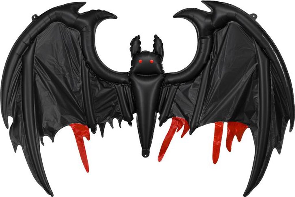 Palloncino in foil bat nero 120x81 cm Immagine del prodotto 