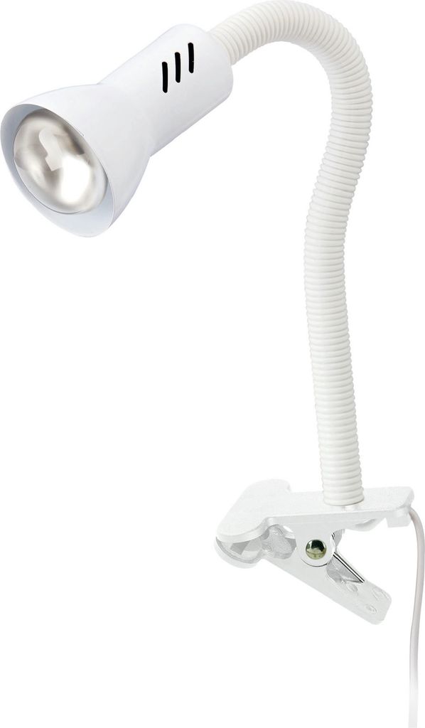 Lampada a morsetto, 6,7 cm, max. 40 W, bianco, Briloner Immagine del prodotto 