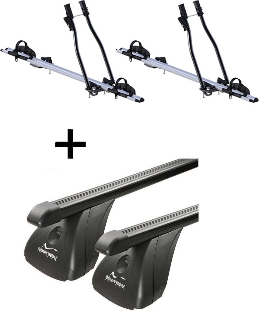 2x portabici SAGITTAR + portapacchi VDP in acciaio Immagine del prodotto 