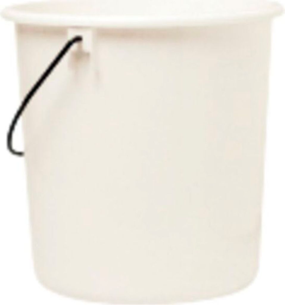 Eimer stark weiß, Inhalt: 27,00 Liter, Höhe: 360 mm, ø: 370 mm