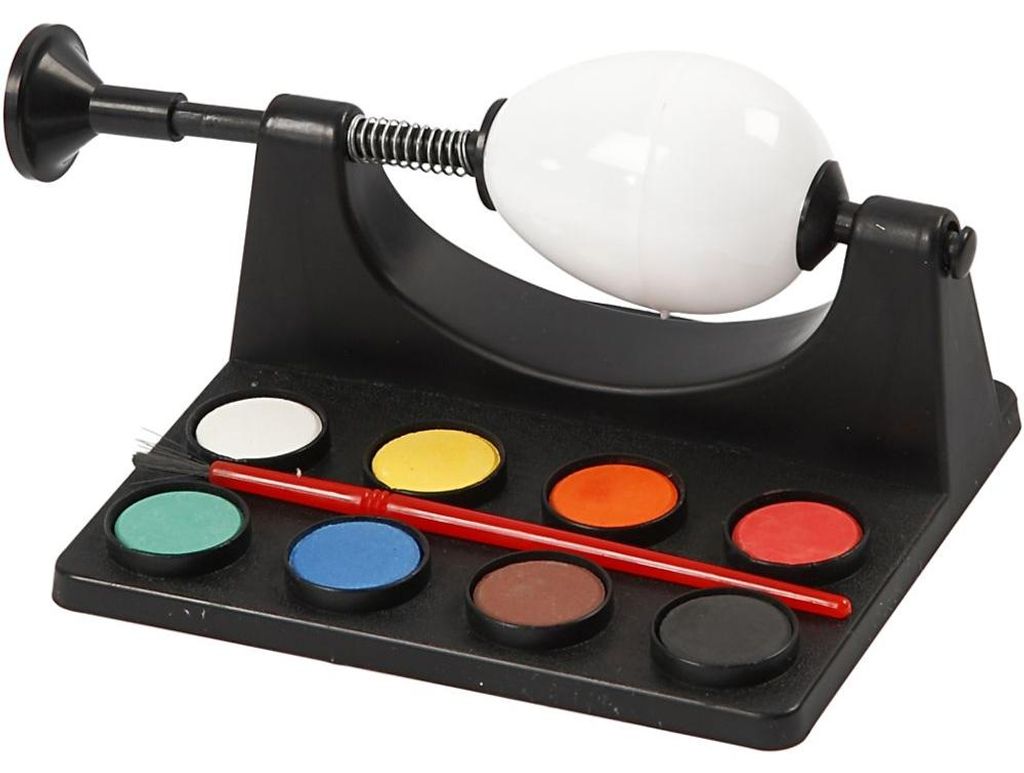 Moulin à peinture avec peinture et pinceau - Noir Image du produit 