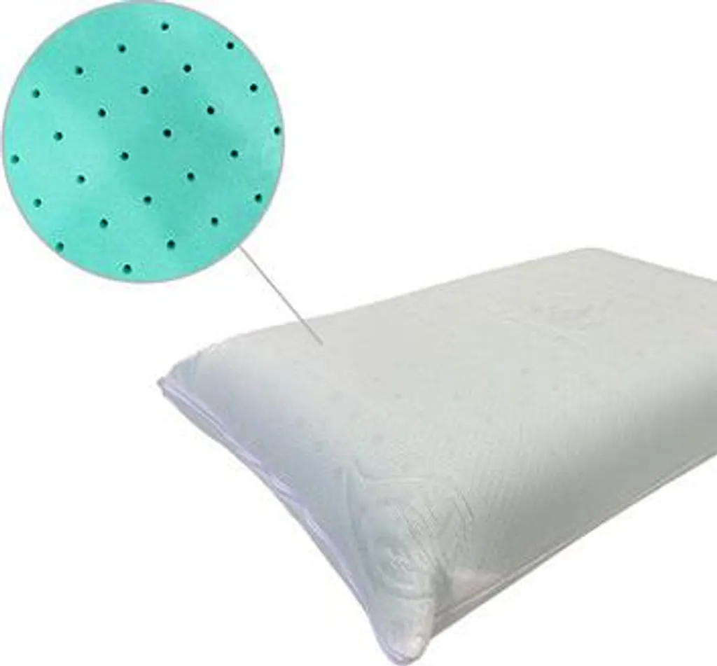 Oreiller Visco Soja pour Sommeil Réparateur et Confort Cervical Doux