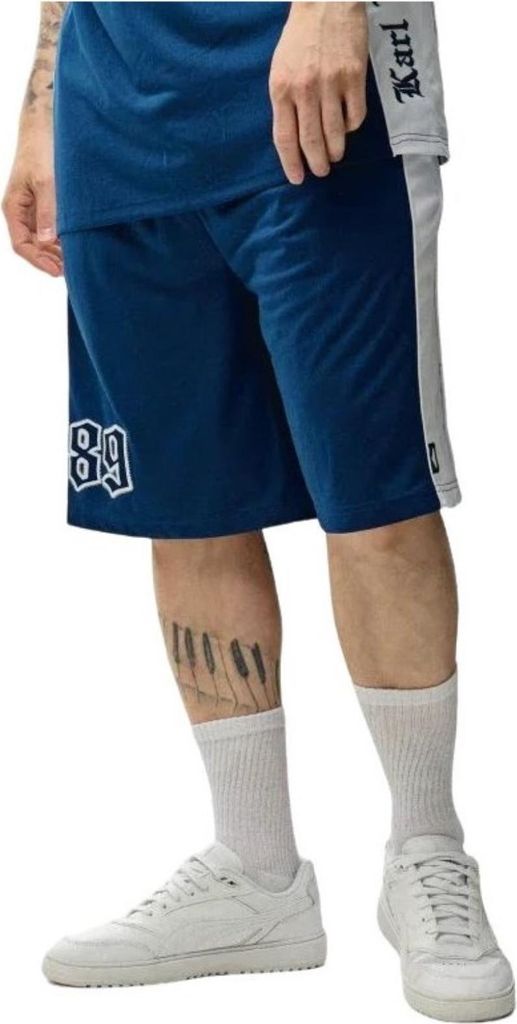 Karl Kani Herren OG Block Basketball Shorts S navy/white 6013770 M