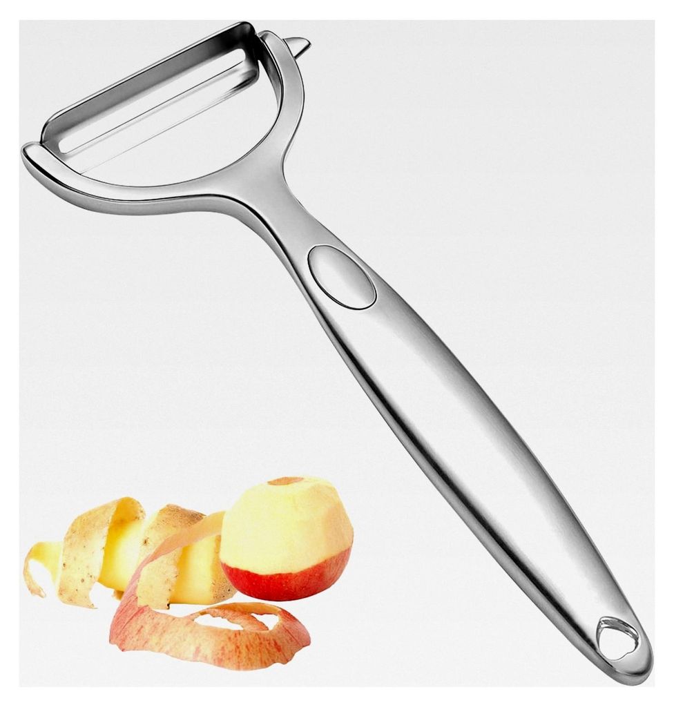 Sparschäler aus Edelstahl – Kartoffelschäler, Gemüseschäler und Gurkenschäler, ergonomischer Schäler für die Küche, langlebiger Peeler f...