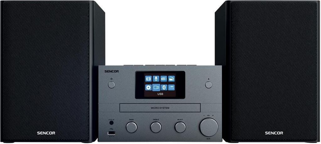 Micro chaîne hi-fi - SENCOR - SMC 5700WDB - 100 W - Noir Image du produit 