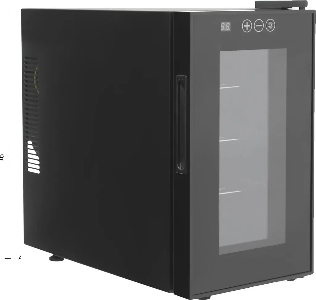 Incubateur pour reptiles 23L noir, réglage 10-40°C avec affichage LED