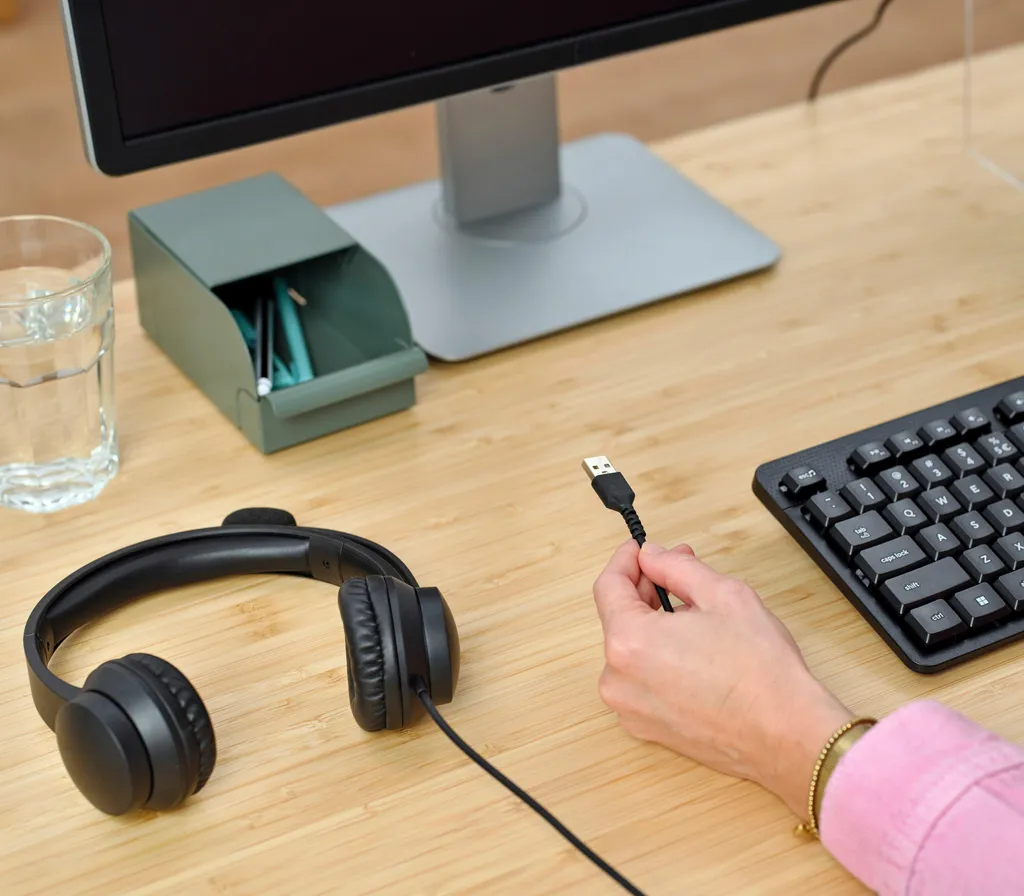 Casque professionnel USB Trust HS-201 micro flexible et arceau réglable - 4