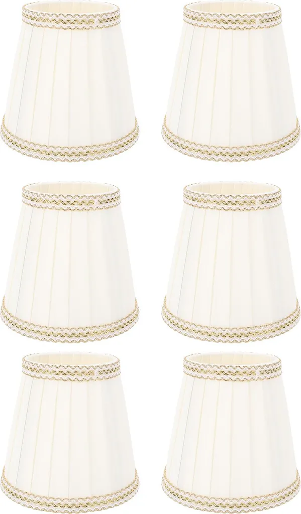 Abat-jour universel en tissu pour lampe de sol et de table, lot de 6
