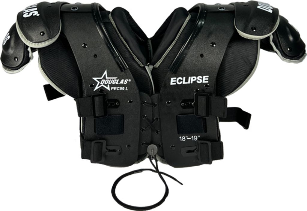 Douglas American Football Schulter Pads | Größe M (Erwachsene/Varsity) LM / TE / OL / FB / RB