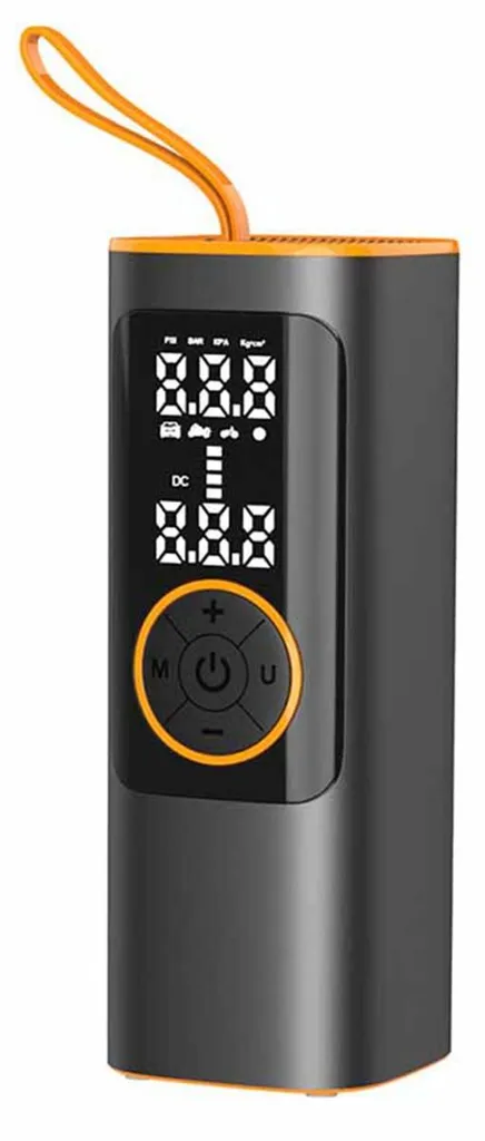 Compresseur d'air portatif 150 PSI INF Orange pour Voiture et Vélos