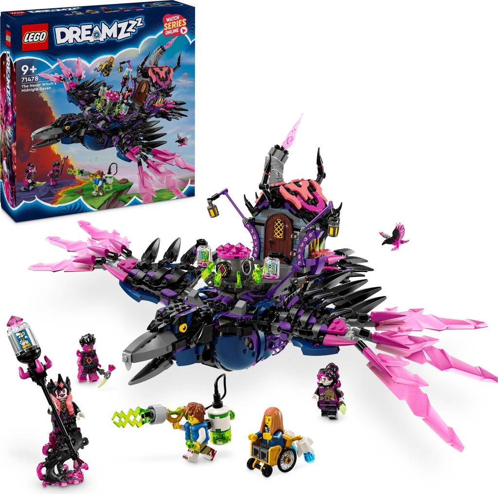 LEGO® DREAMZzz™ 71478 Neverwitch e il corvo di mezzanotte Immagine del prodotto 