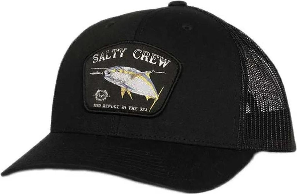 Salty Crew Surface Retro Trucker Kappe Schwarz Herren,Damen Schwarz One Size