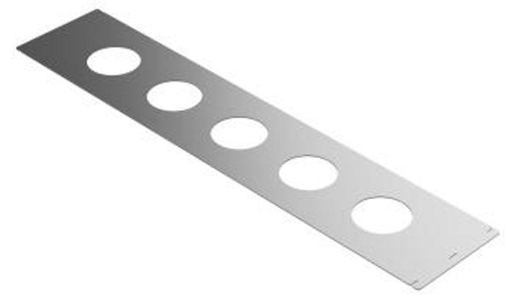 Flex-Plate Flowers Insert - Edelstahl, 95x19,5 cm Material: Edelstahl Größe: 95x19,5 cm