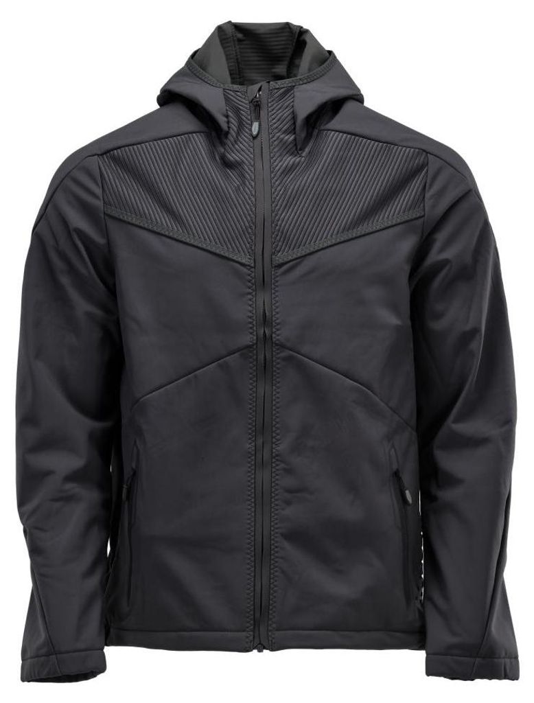 Mascot Soft Shell Jacke mit Kapuze Soft Shell Jacke Gr. XS, schwarz