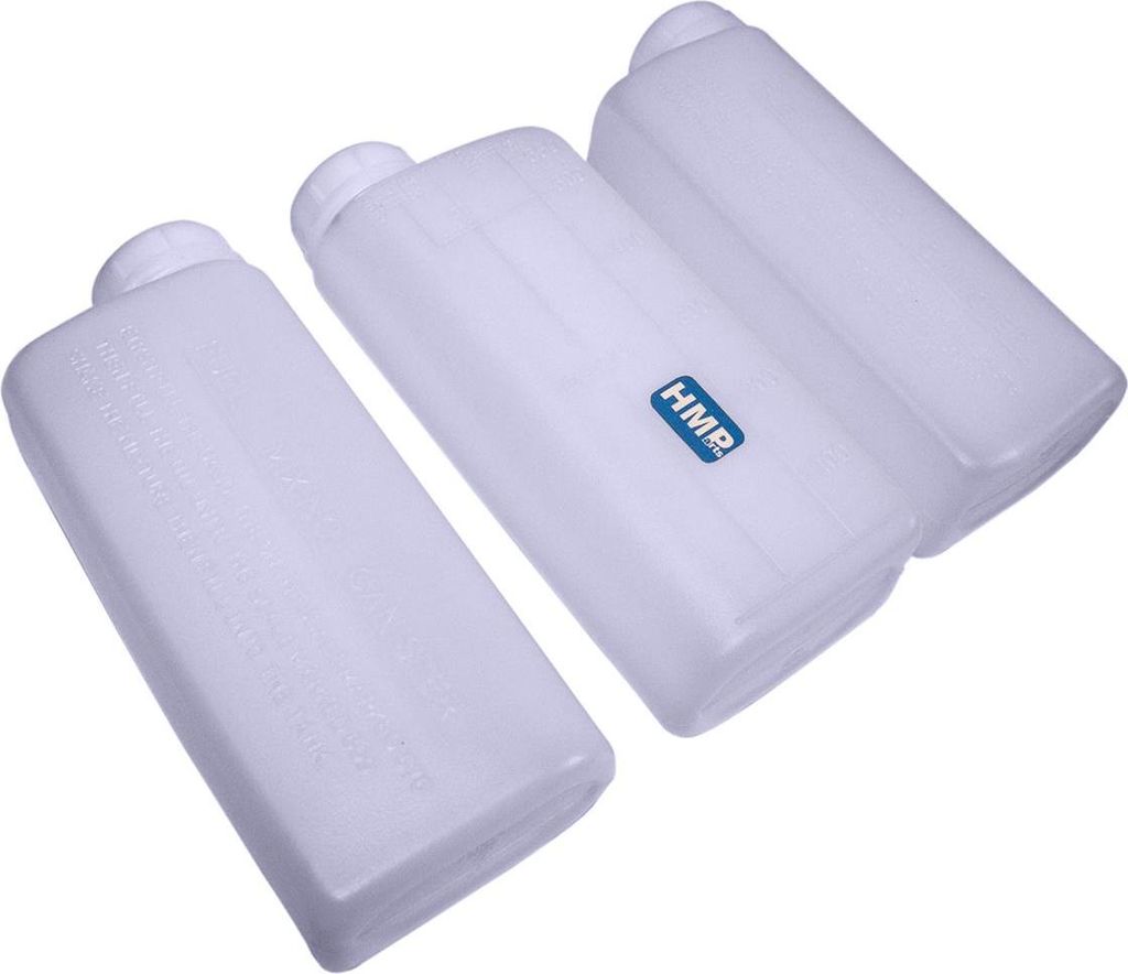 HMParts 3x Mischflasche Mischbehälter 600ml Pocket Bike Mini Cross Motorsäge
