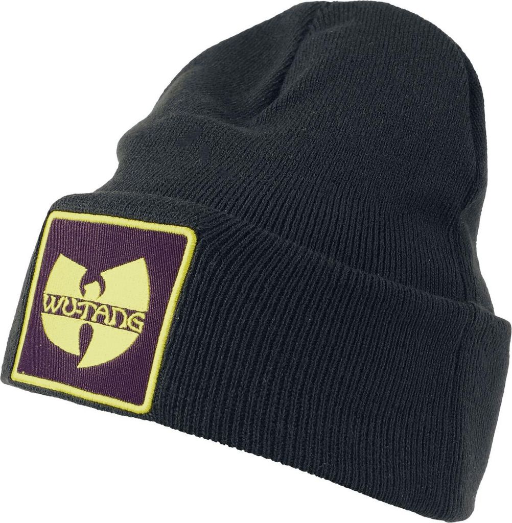Wu-Tang Clan Mütze Uni Amplified Collection - Patch Beanie schwarz Standard