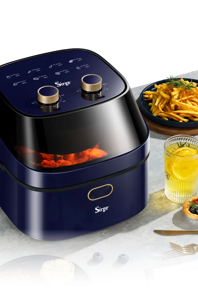 Friggitrice ad Aria 1500W Professionale - Cucina Sana Senza Olio