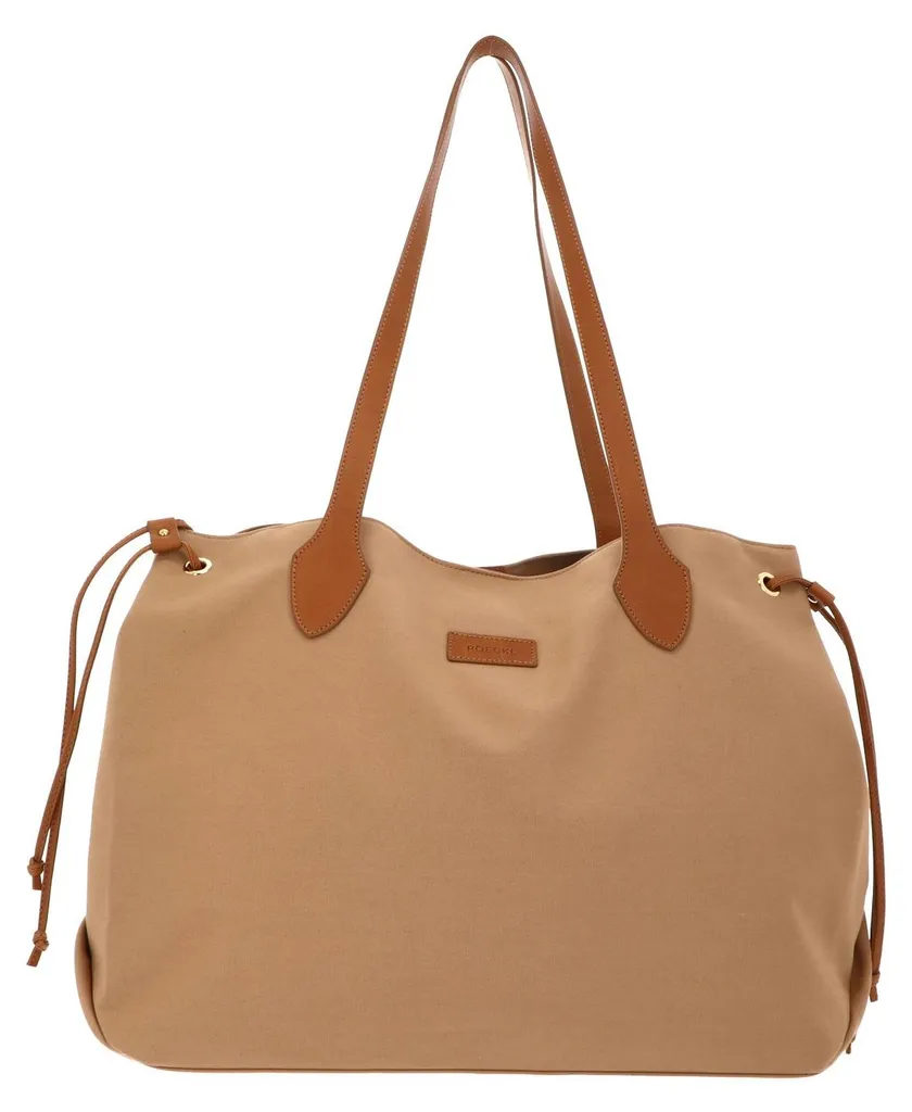 Sac Shopper Miami ROECKL Marron Clair : Alliez Grand Volume et Légèreté