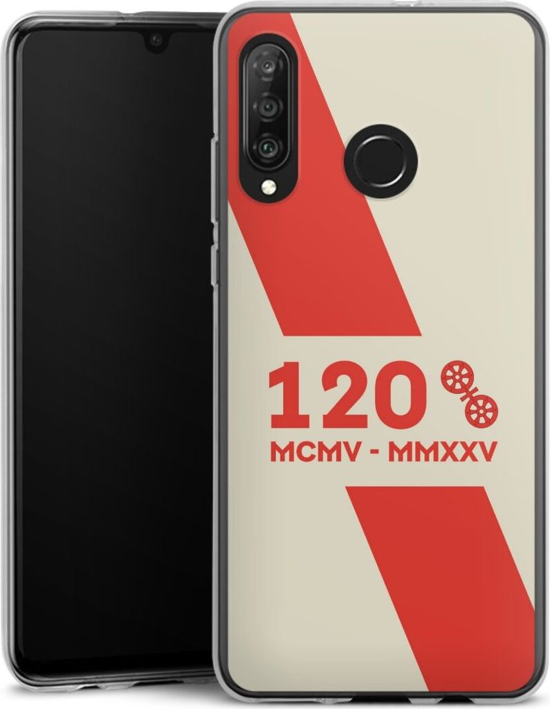 DeinDesign Handyhülle für Huawei P30 Lite New Edition Silikon Hülle Case Smartphone Schutzhülle 1. FSV Mainz 05 E.V. 120 Jahre Bundesliga