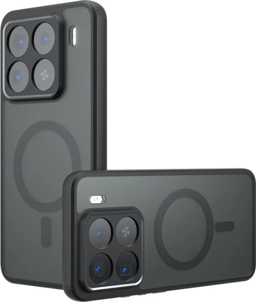 Cover Xiaomi 15 Pro MagSafe Nera Opaca | Protezione Antishock e Magnetica