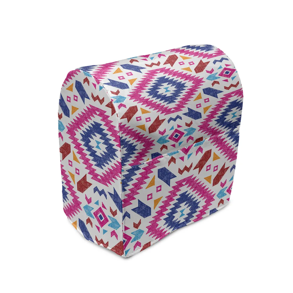 Housse pour mixeur ABAKUHAUS Maya Stripes fuchsia indigo 36x39x24 cm