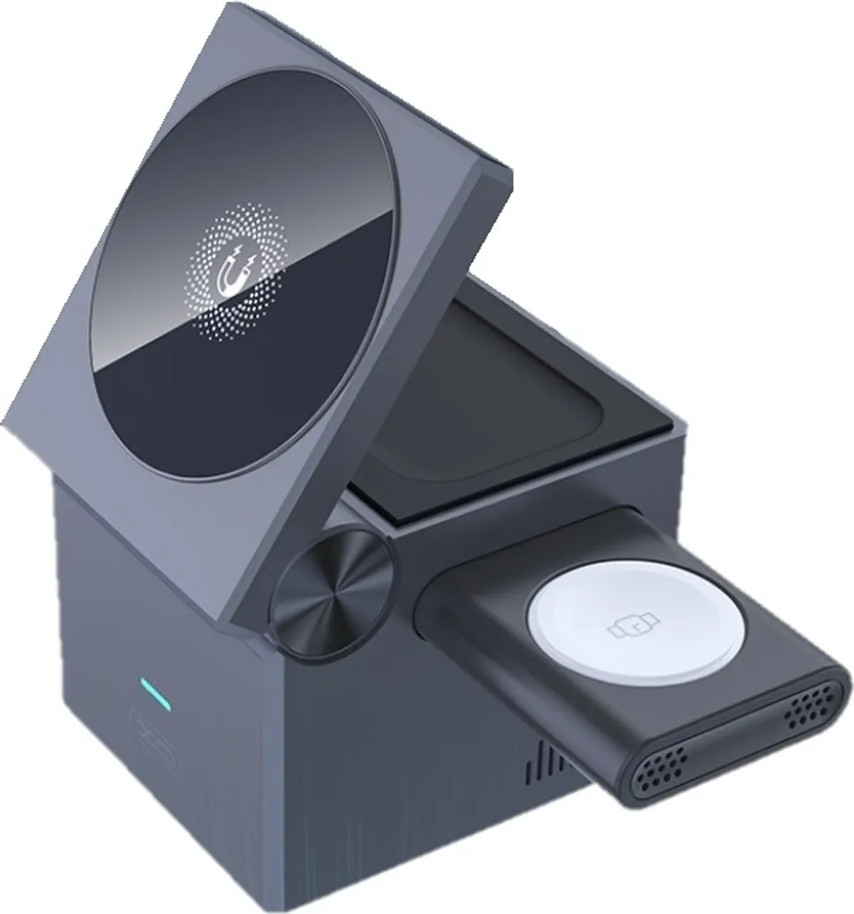 Recensione XO CX027 3-in-1 Wireless Charger Qi2 15W MagSafe Nero