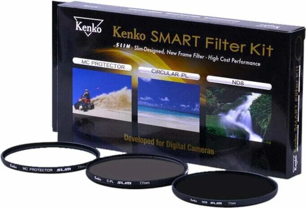 Éliminez Reflets et Surexposition avec le Kit de Filtres 52mm Kenko Smart
