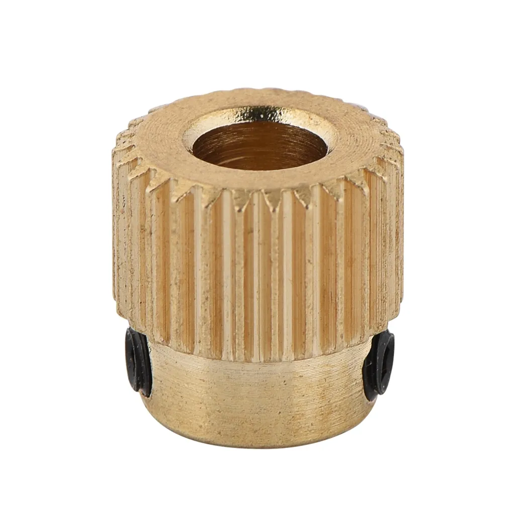 Roue dentée extrusion laiton anti sous-extrusion MK8 MK7 - Pack 10