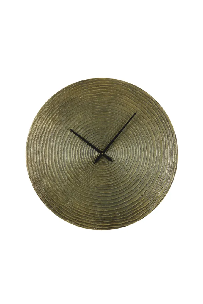 Horloge Décorative de Salon CERVINO Bronze Antique 58 cm pour le Mur