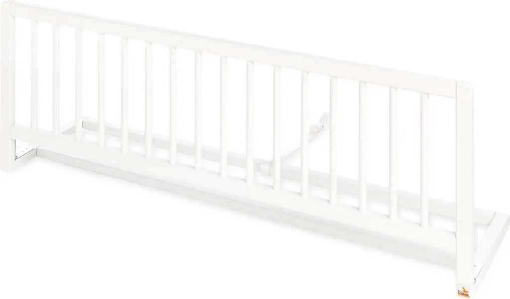 Barrière de lit Rootz Comfort en bois massif naturel - 115 cm x 40 cm