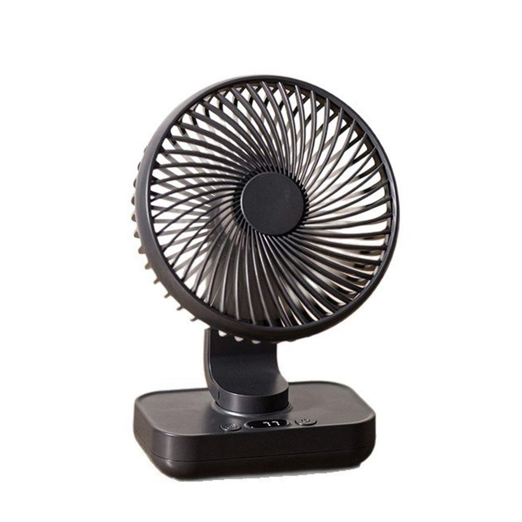 Leiser tragbarer Tischventilator mit 4000 mAh Akku – Produktbild 