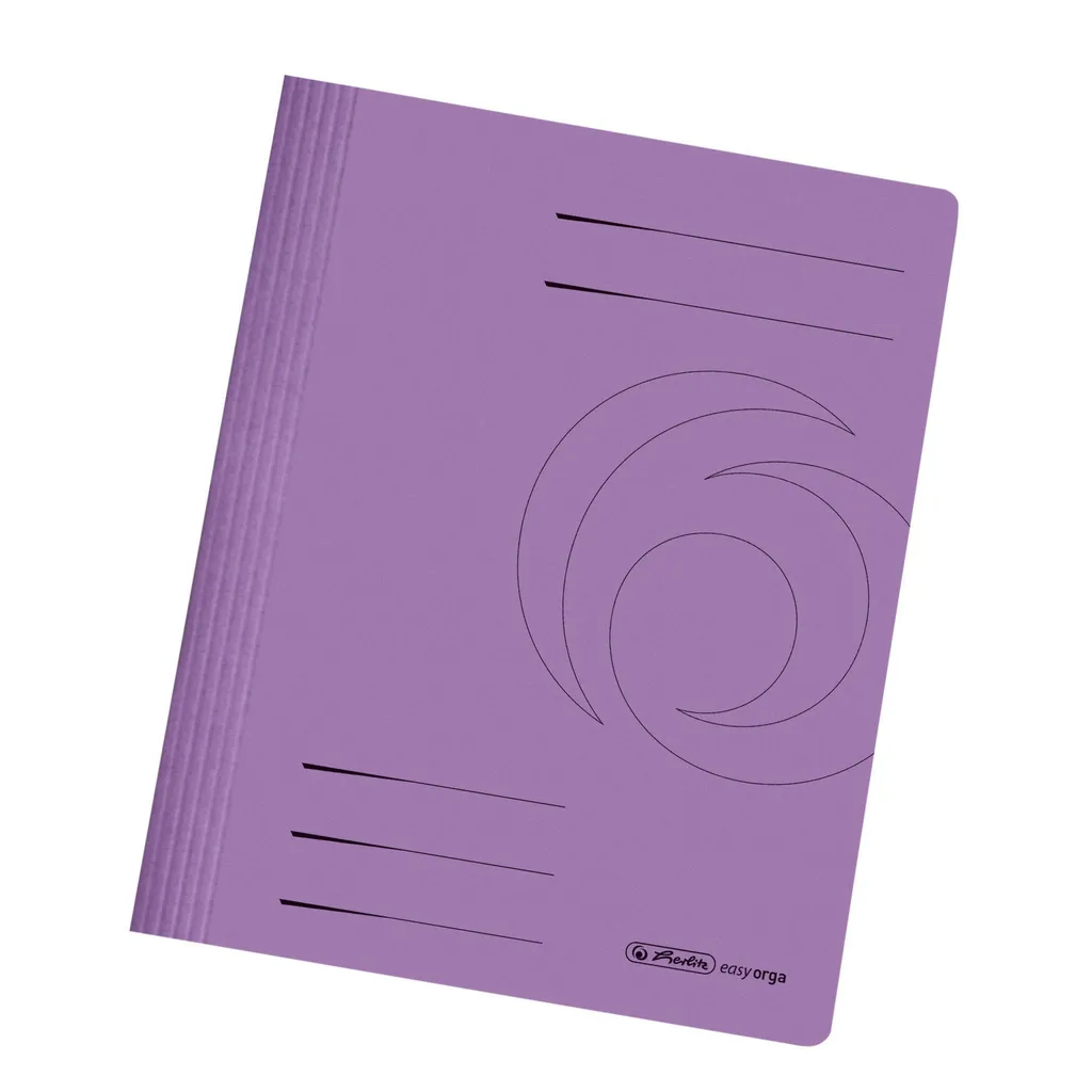 Dossier carton manila Herlitz EasyOrga A4 violet pour classement