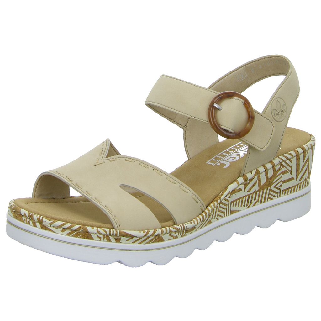 Rieker Keilsandaletten 67173 Damen 31353430373139 Beige 37 Produktbild 11