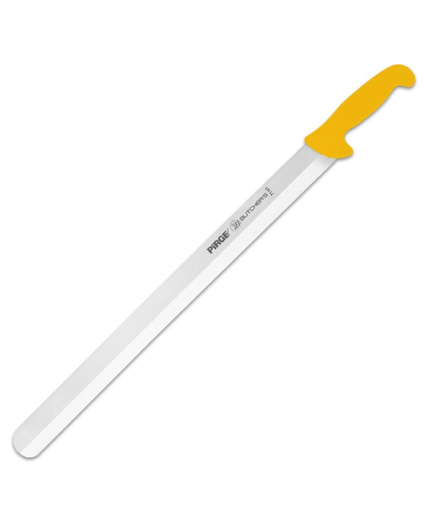 Doner Kebab Knife 50 cm Hollow Ground Yellow