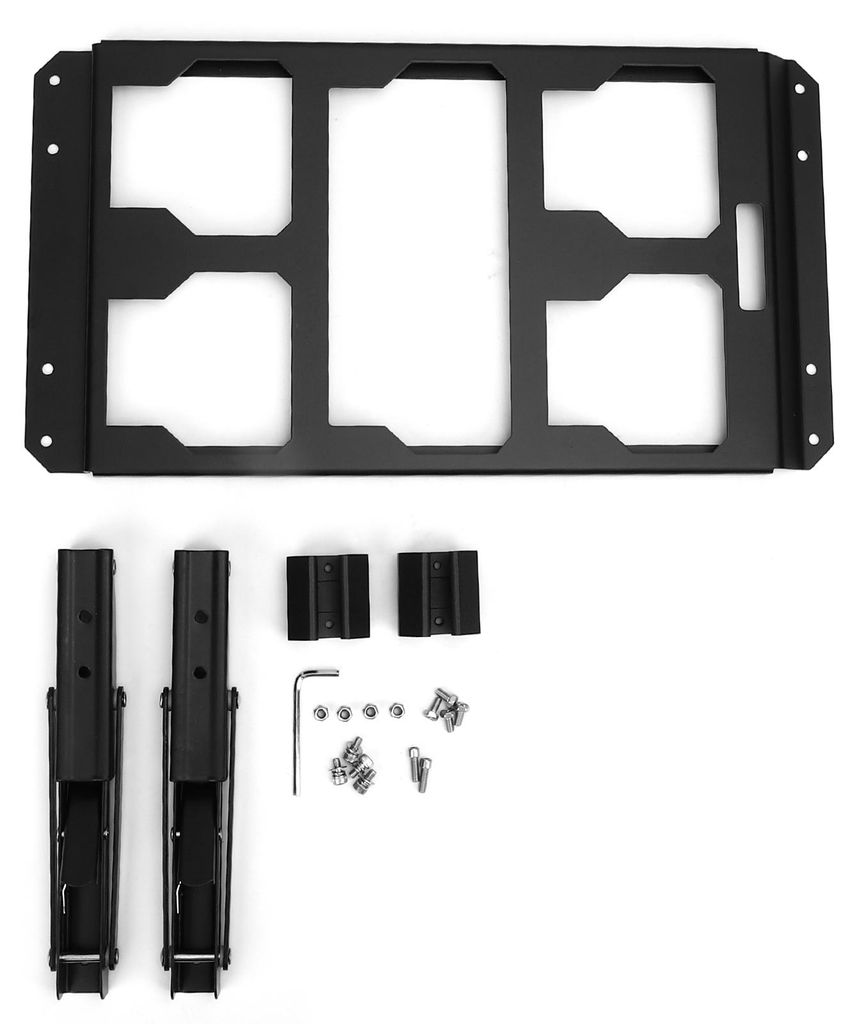 Klappbare Halterung, seitliche Ablage für Packout Rolling Modular Stackable Toolbox, kompatibel mit Schienen