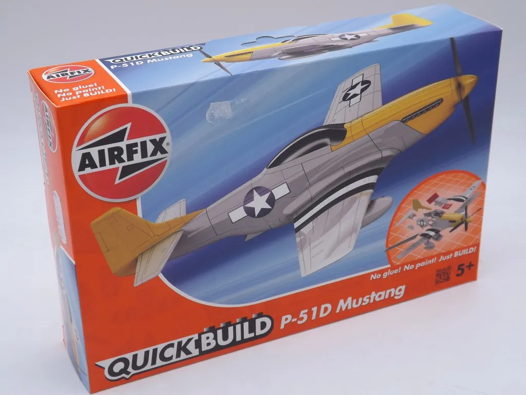 P-51D Mustang Airfix J6016 Maquette Montage Facile Ajustement Parfait